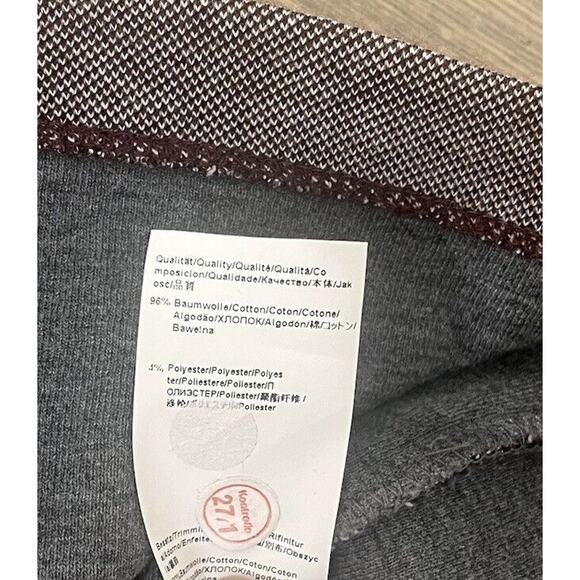 Hugo Boss Piceno Mens XL Sweater Red Maroon Button Pullover Cotton Blend - Picture 7 of 7